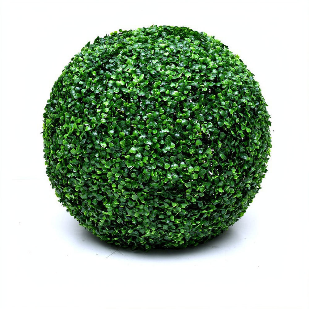 Home Office Layout - Künstliche Grünpflanze Dekorative Graskugel Kunst-Eukalyptus Milan-Blatt