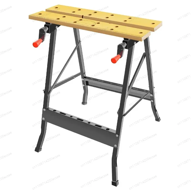 Home Office Work Table - Multifunktionale Verstellbare Werkbank aus Hartholz für