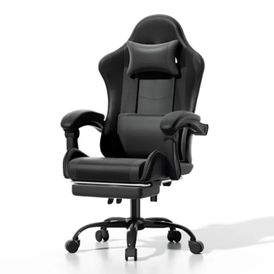 Ergonomic Office Chair - Ergonomischer Gaming-Stuhl mit Fußstütze für den