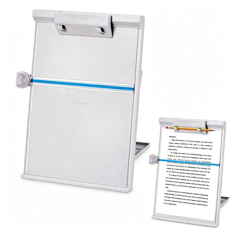 Document Holder Stand - A4-Leseständer, Desktop-Dokumentenhalter mit verstellbarem Clip, Dokumenten-Leseständer