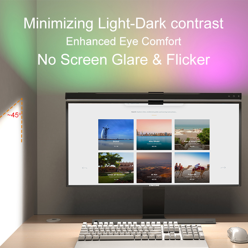 60/80cm RGB-Lichtleiste LED-Mo – Home Office Work Table Bewertung und Preis