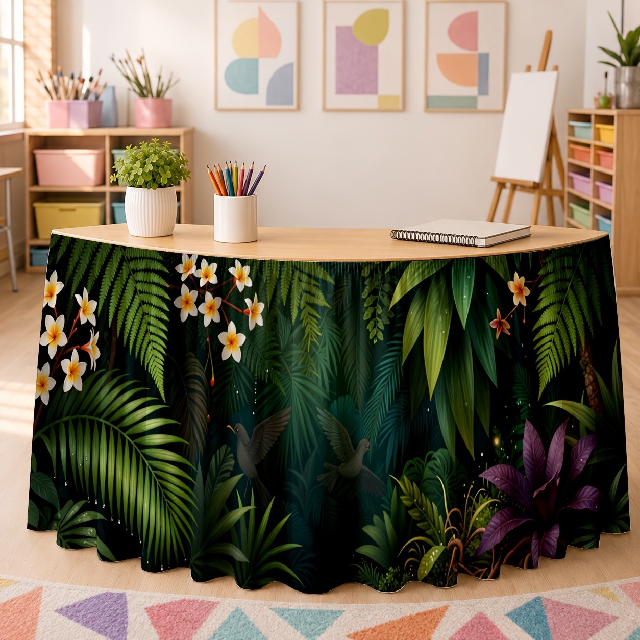 Grüne exotische Pflanzendekora – Home Office Work Table Bewertung und Preis
