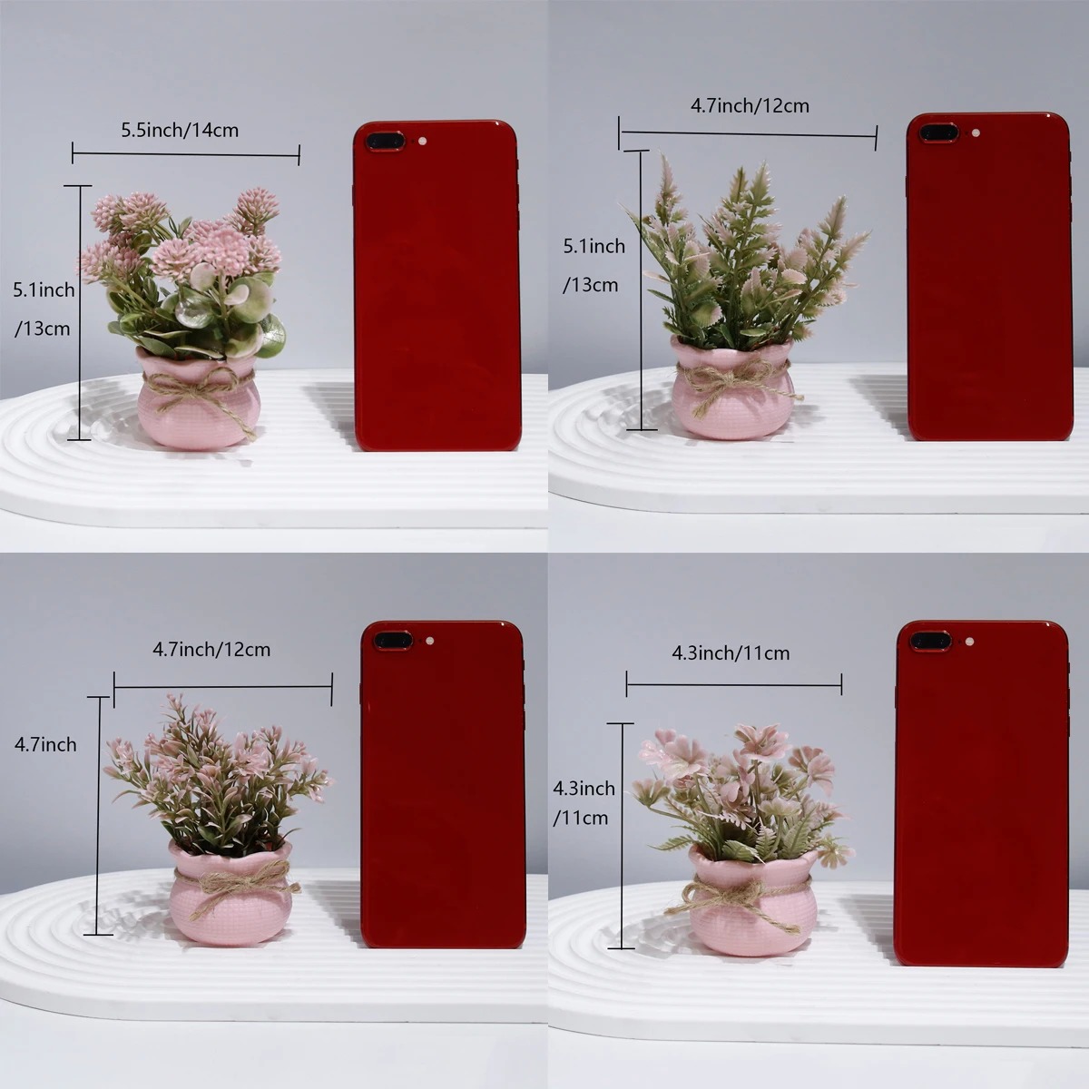 Mini künstliche rosa Serie Blu – Home Office Layout Bewertung und Preis