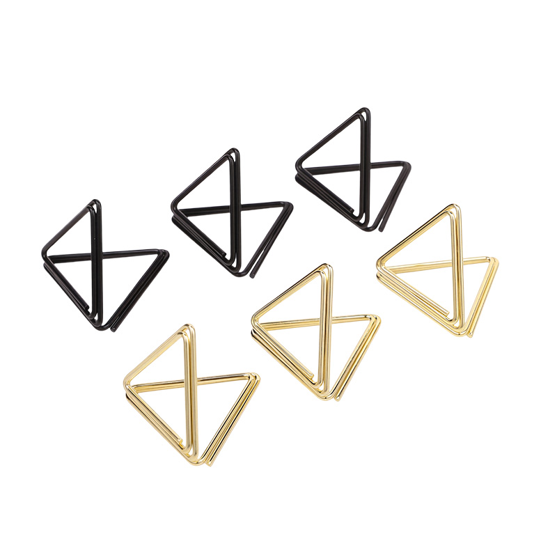10 Stück Metallische Goldene T – Document Holder Stand Bewertung und Preis