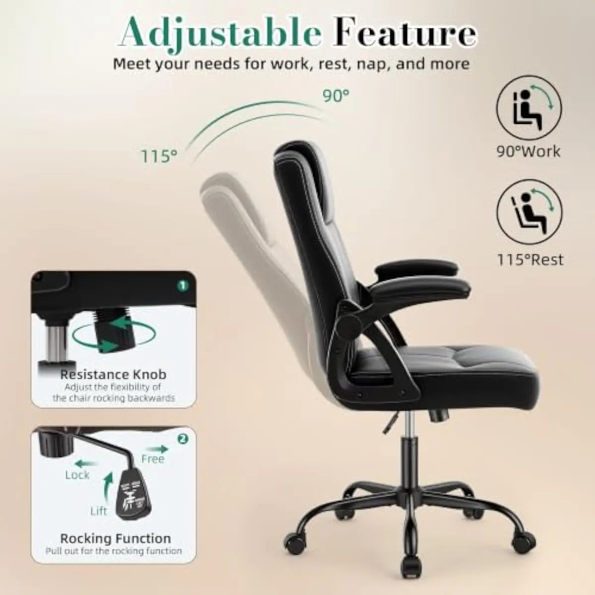 Ergonomischer Bürostuhl für Fü – Ergonomic Office Chair Bewertung und Preis
