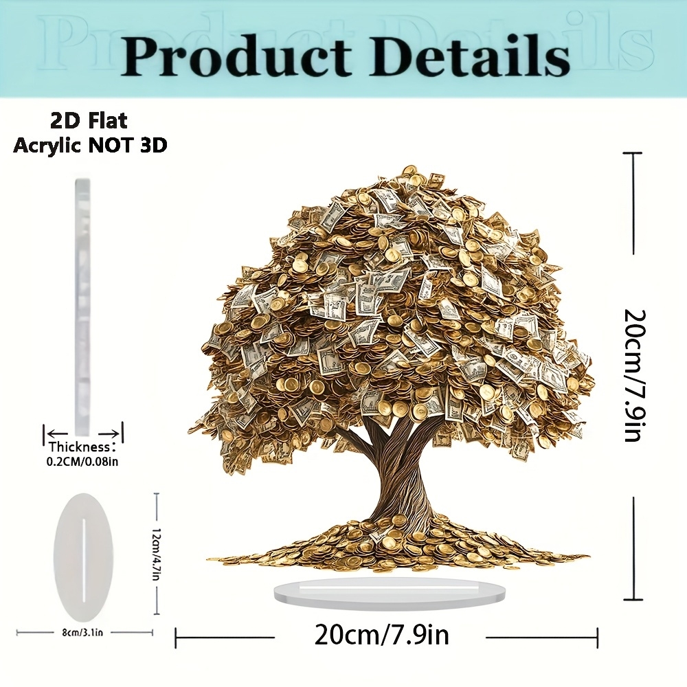 20,3 cm Acryl 2D Make a Fortun – Home Office Layout Bewertung und Preis