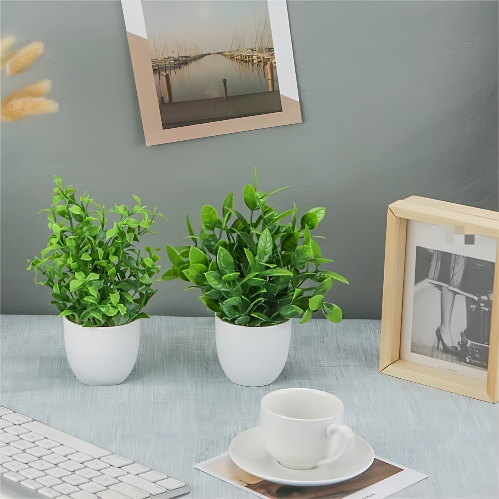 1/4/6 Stück Mini-Kunstpflanzen – Home Office Layout Bewertung und Preis