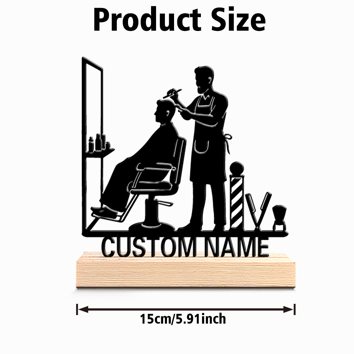 1 Stück Personalisierte Haarsc – Home Office Logo Bewertung und Preis