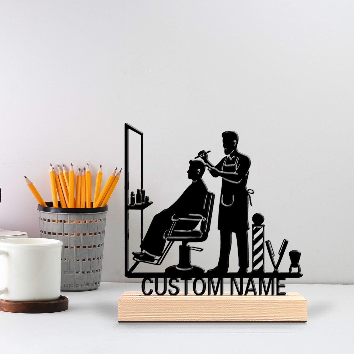 1 Stück Personalisierte Haarsc – Home Office Logo Bewertung und Preis