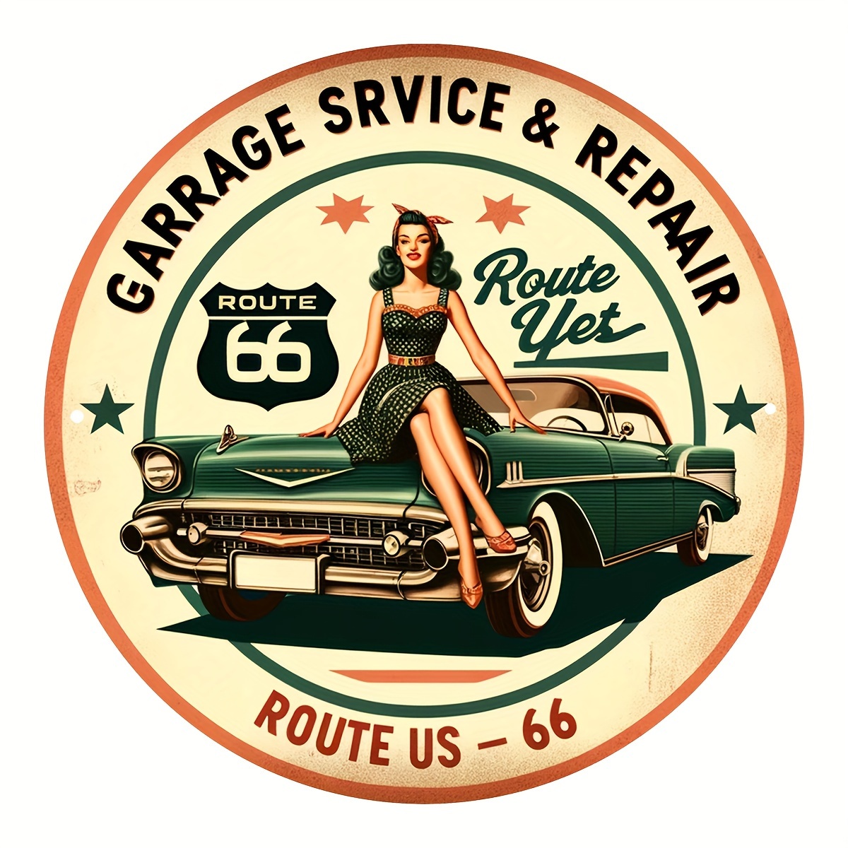 Vintage Garage Reparatur-Servi – Home Office Or Bewertung und Preis