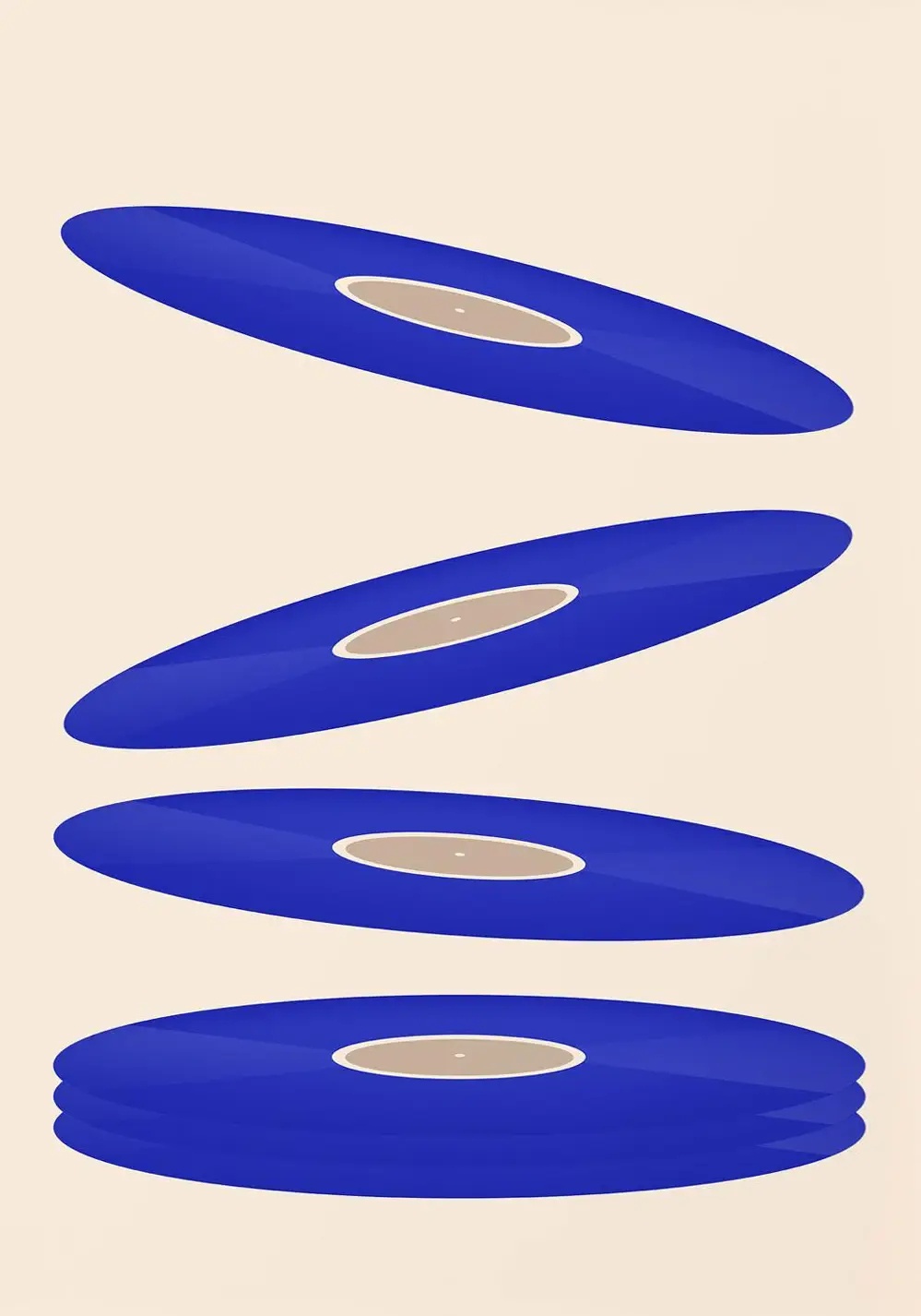Mid-Century Vinyl-Schallplatte – Home Office Or Bewertung und Preis
