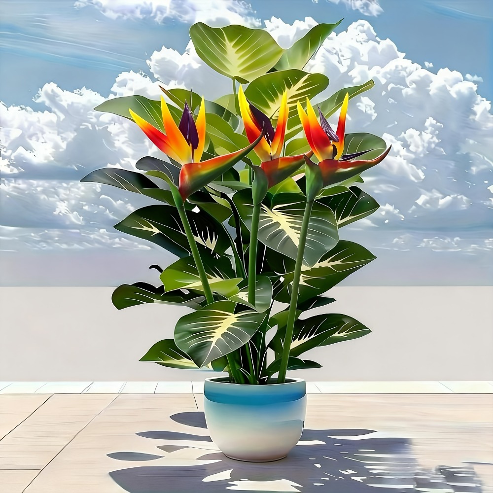 Künstliche Paradiesvogelblumen – Home Office Layout Bewertung und Preis