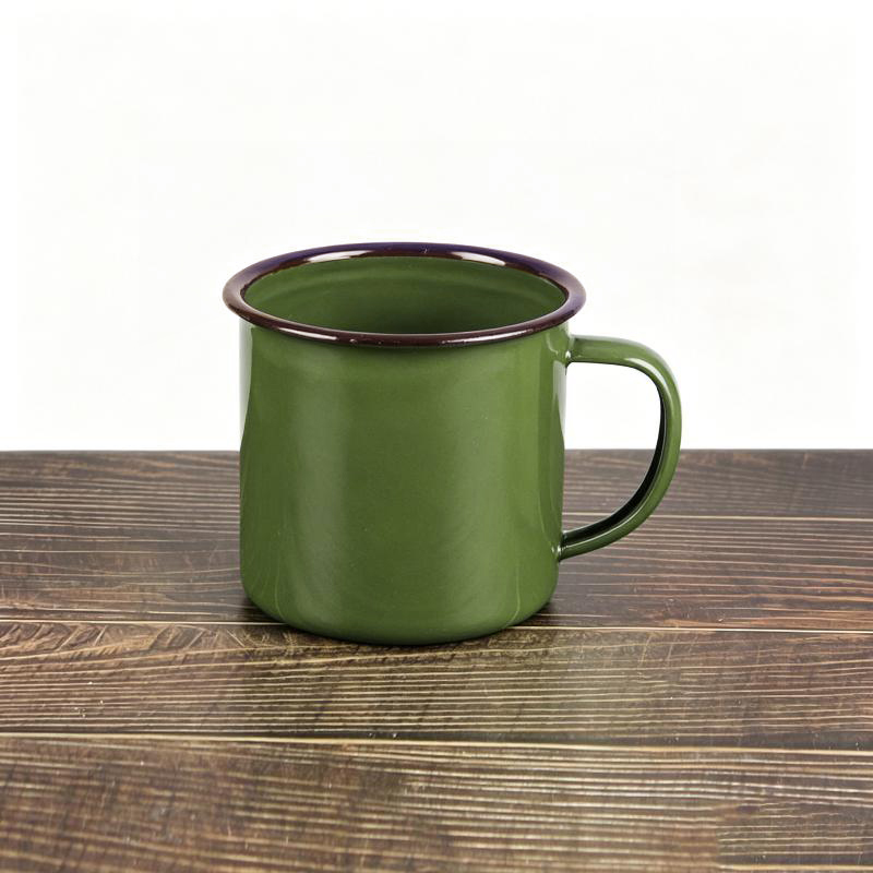 Langlebige Emaille-Trinkbecher – Home Office Logo Bewertung und Preis