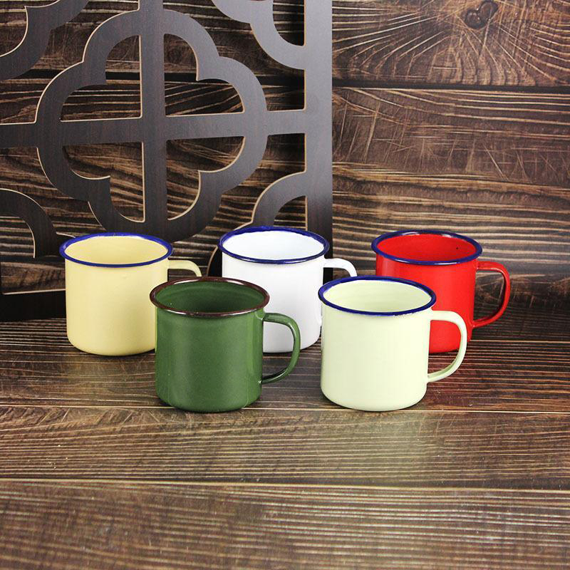 Langlebige Emaille-Trinkbecher – Home Office Logo Bewertung und Preis