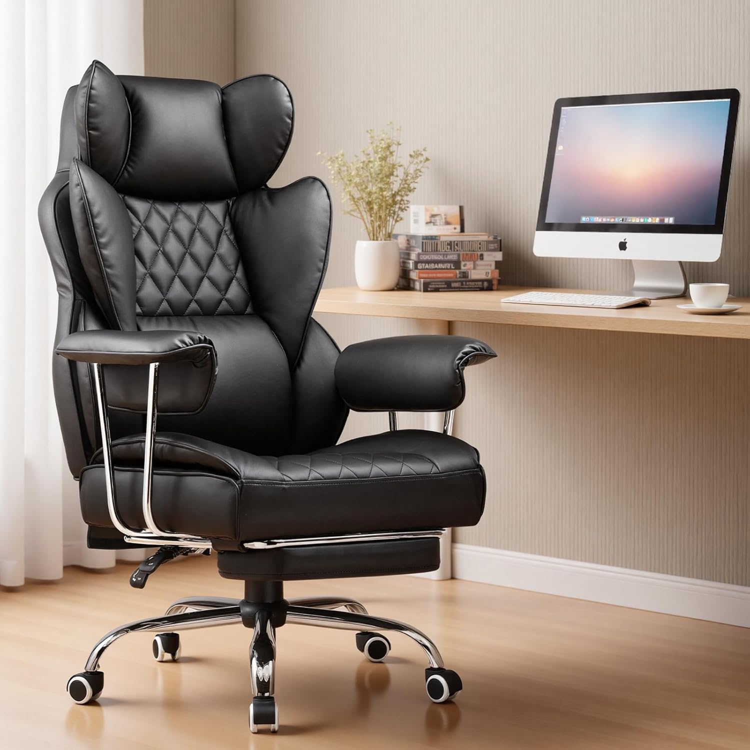 Großer und hoher Bürostuhl mit – Ergonomic Office Chair Bewertung und Preis