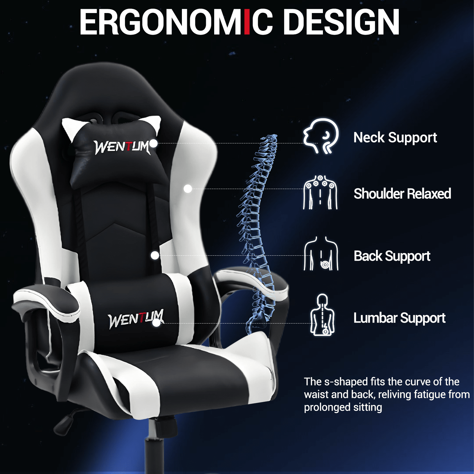 Ergonomischer Gaming-Stuhl im  – Ergonomic Office Chair Bewertung und Preis
